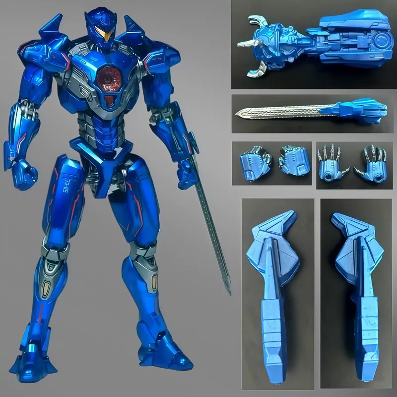 Model Kit Pacific Rim - Bilim Kurgu Mecha Modeli Mavi Gipsy