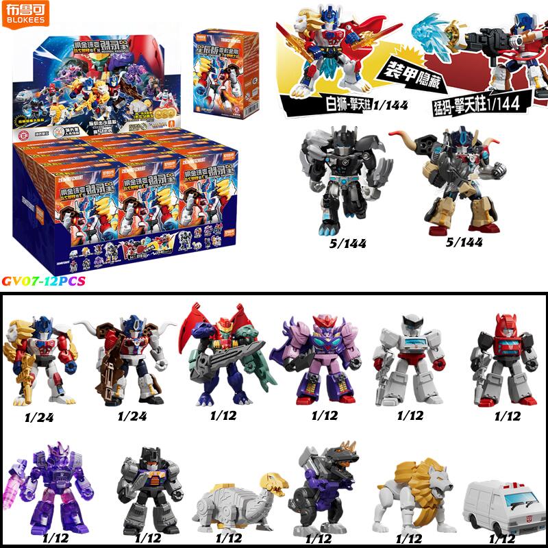 Model Kit Pacific Rim - Blokees Transformers GV07-12PCS Büyük Konvoy Optimus