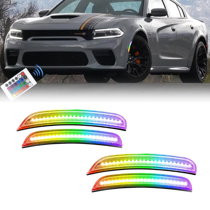 Model Kit Dodge Charger - Dodge Charger 2015-2023 için RGB LED