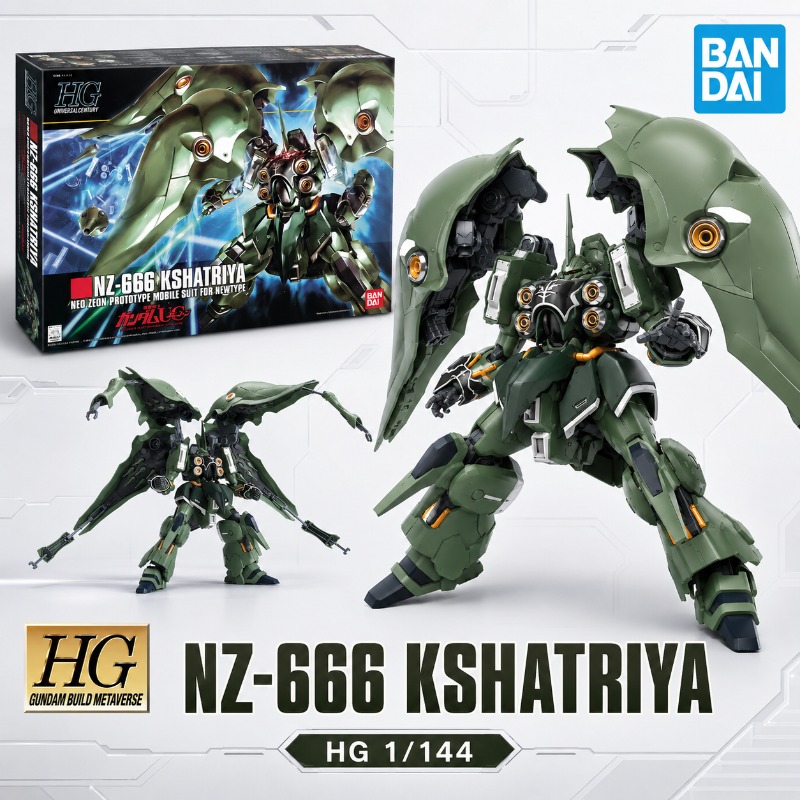 Model Kit X Wing - Orijinal Bandai HGUC Kshatriya NZ 666