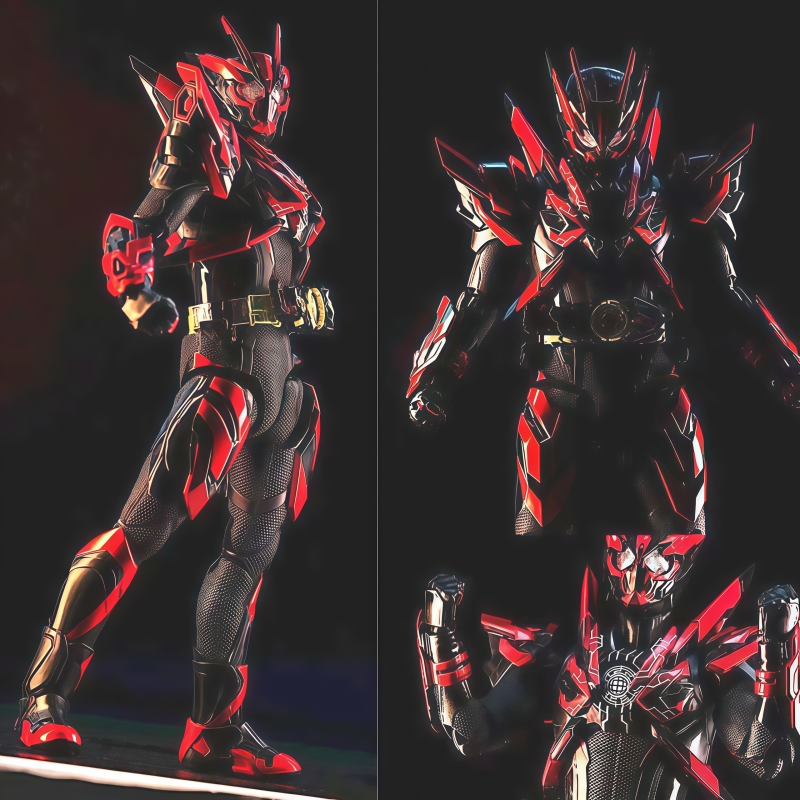 Model Kit Final Fantasy - 15 cm Kamen Rider figürü Tusk