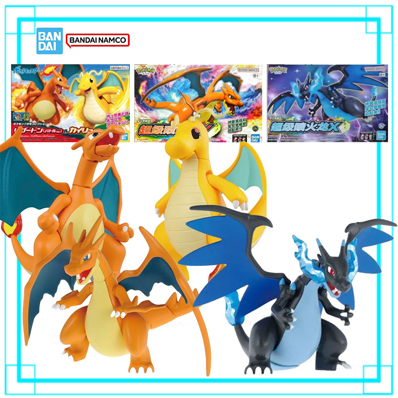 Model Kit Vs Action Figure - Bandai Pokemon Mega Charizard X Y