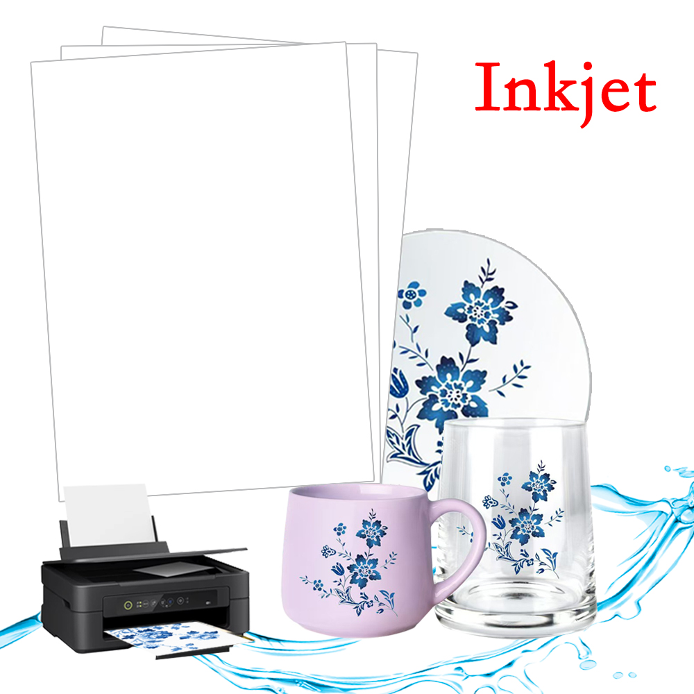 Waterslide Decal Paper - A4 10/20 adet mürekkep püskürtmeli su