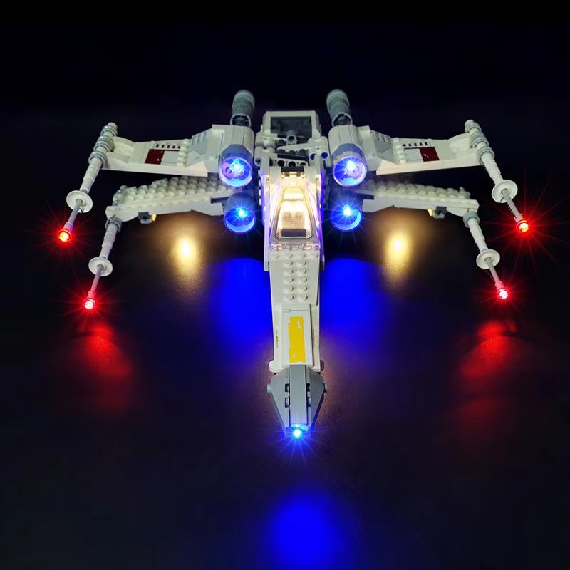 Model Kit X Wing - Lego 75301 Yapı Taşları için LED