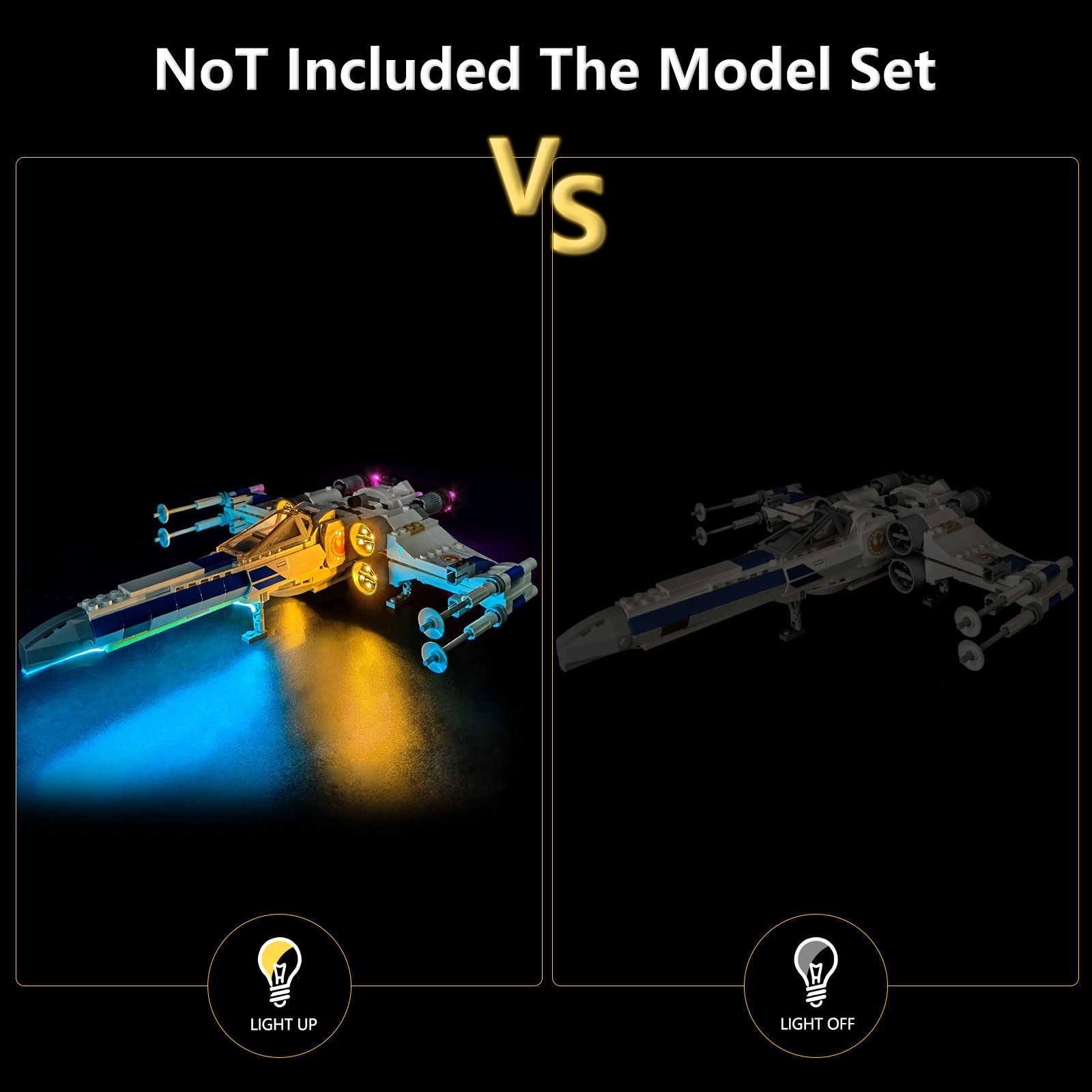 BRIXSPARK LED Işık Kiti, Lego  - Model Kit X Wing incelemesi ve fiyatı