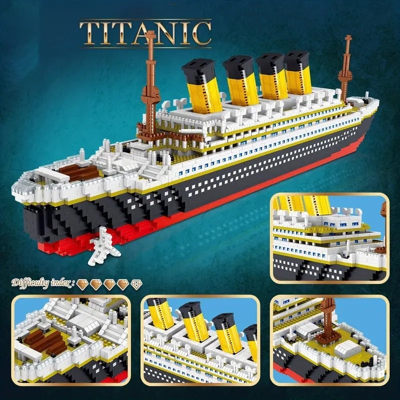 Titanic Mikro Yapı Taşları DIY - Model Kit Titanic incelemesi ve fiyatı