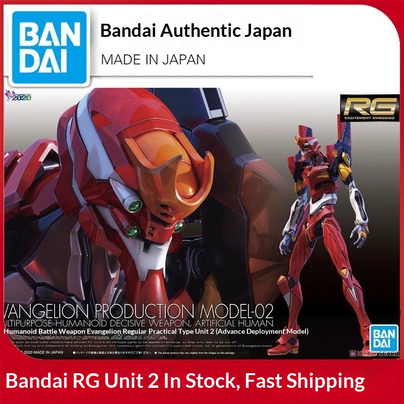 Stokta Bandai RG EVA Unit-02 A - Model Kit Eva 02 incelemesi ve fiyatı