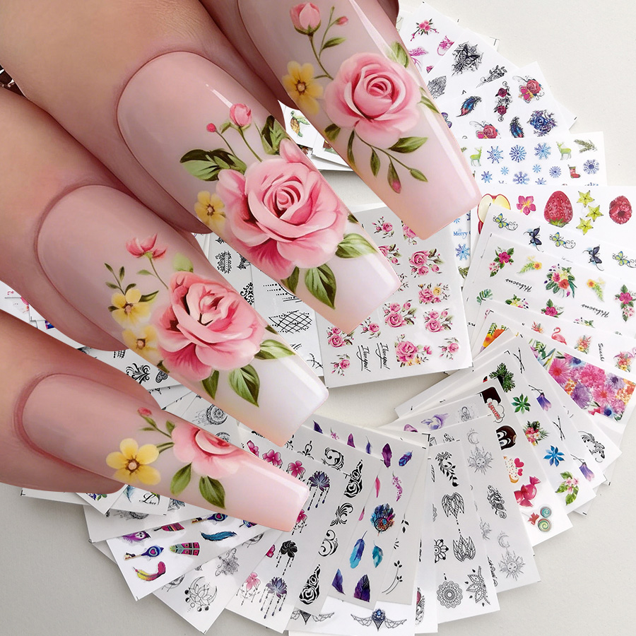 48 Parça Tırnak Sanatı Çıkartm - Waterslide Decal Paper incelemesi ve fiyatı