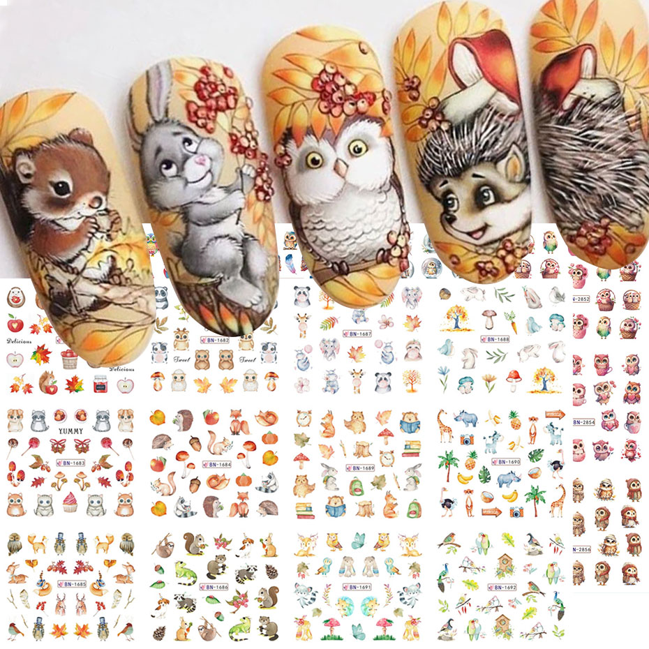 12 Tasarım Sonbahar Hayvan Nai - Waterslide Decal Paper incelemesi ve fiyatı