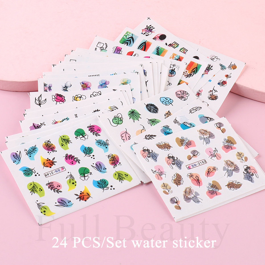 24 adet/takım İlkbahar Yaz tır - Waterslide Decal Paper incelemesi ve fiyatı